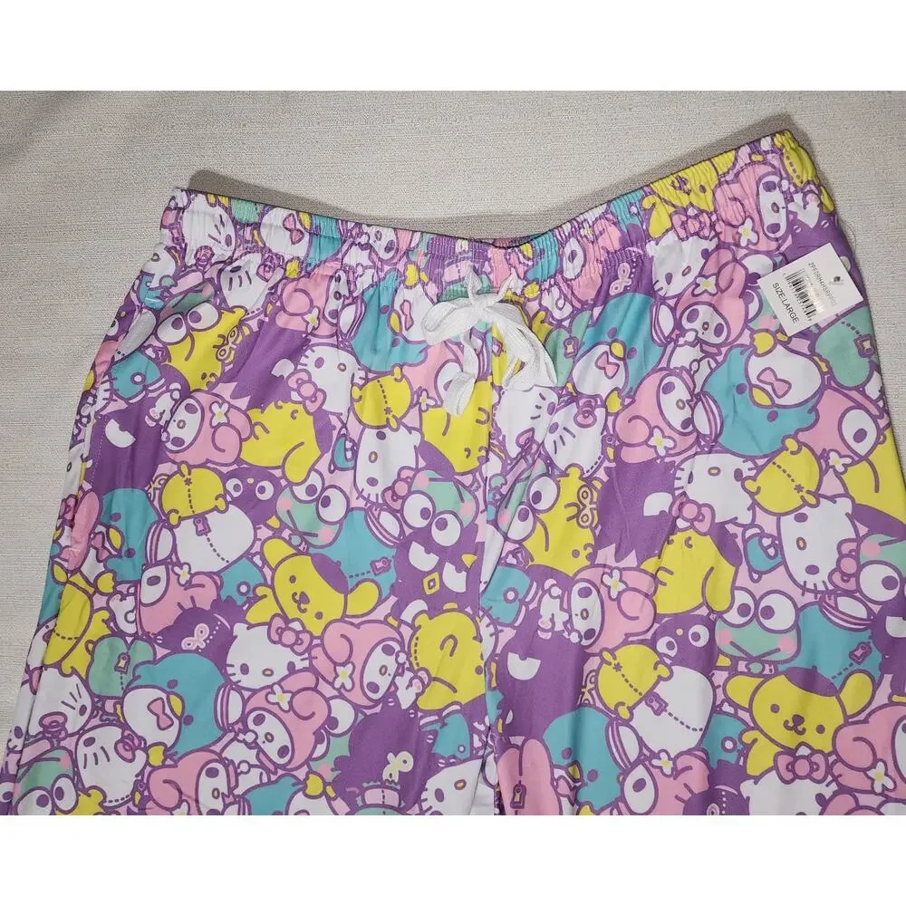 Hello kitty and friends sleep wear pants Large women's adjustable
